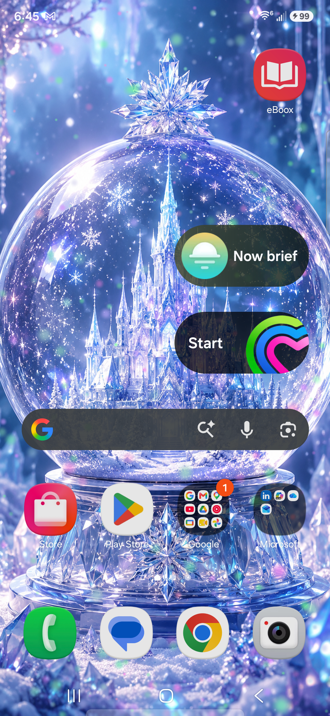 Crystal Castle Snow Globe screenshot 5